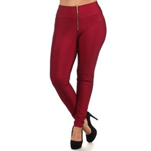 Plus size legging w/zip BNWOT